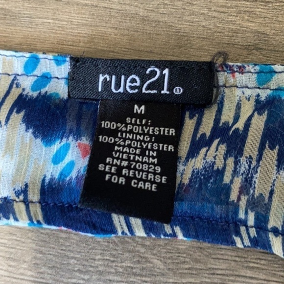 Rue 21 Aztec Print Key Hole Back Sleeveless Dress - Picture 3 of 5